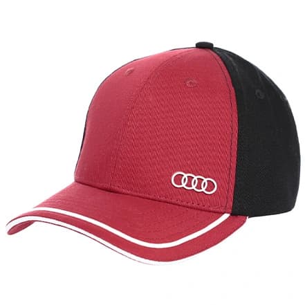 Bone Audi 4 Rings Masculina vermelho