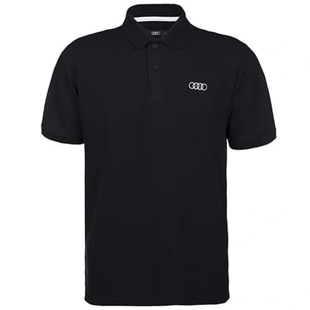 Camiseta polo masculina preta