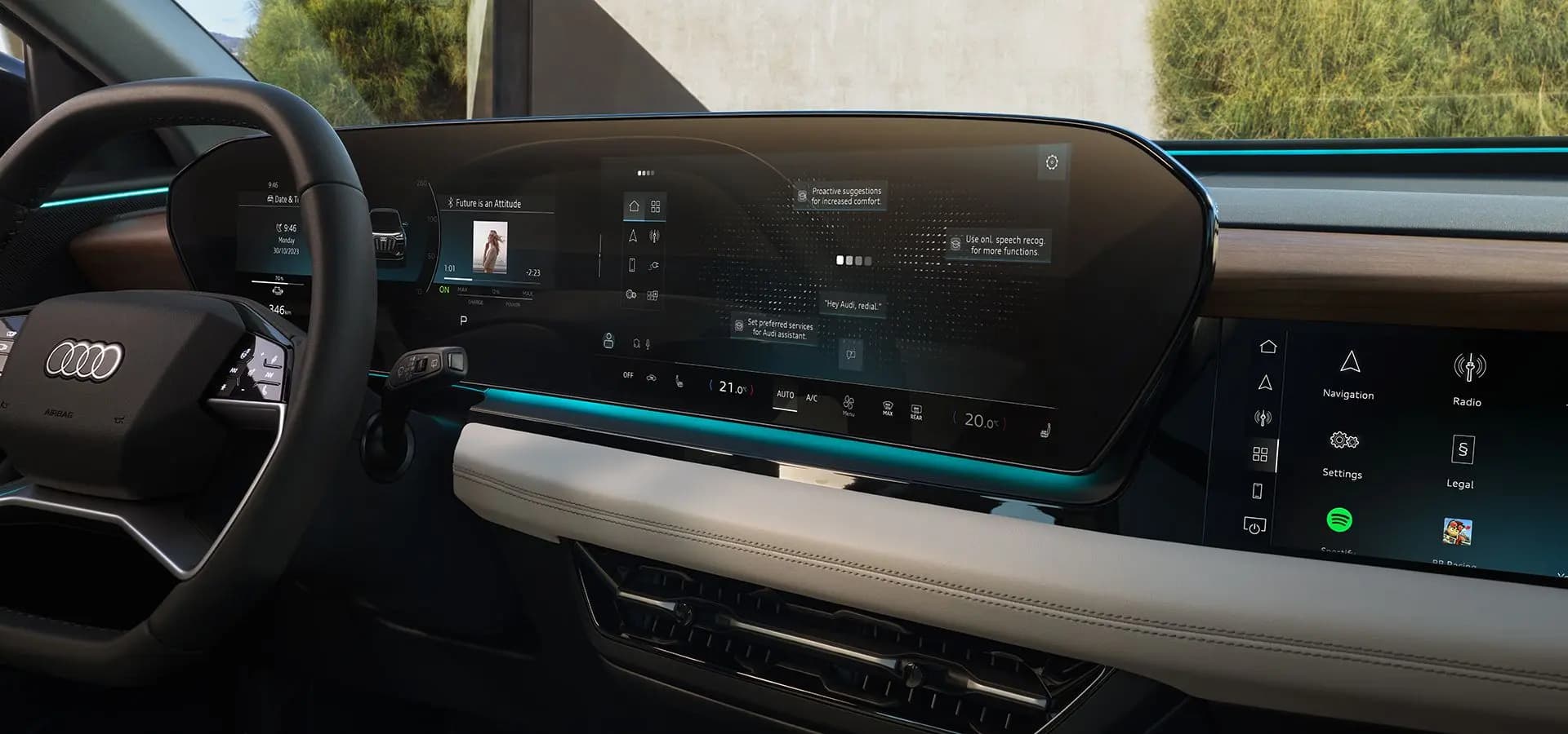 Assistente Audi do Novo Audi Q6 e-tron