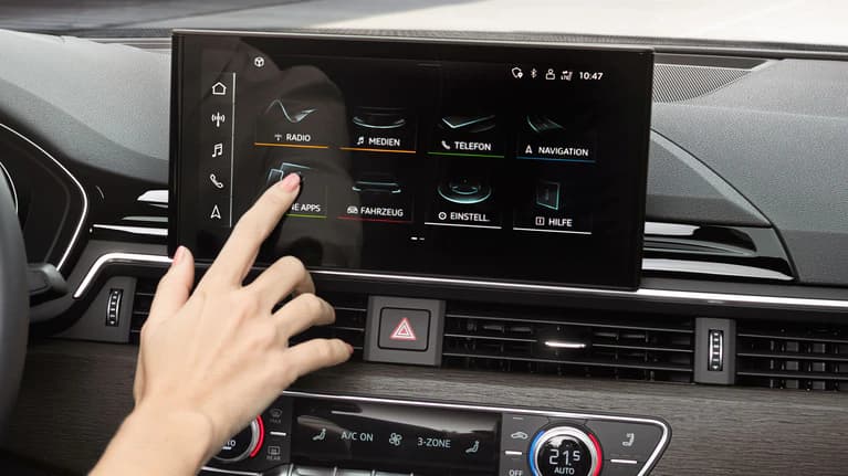 Audi A5 Sportback: Display touch