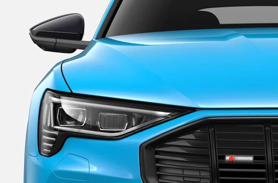 Audi e-tron Sportback: Visão Frontal