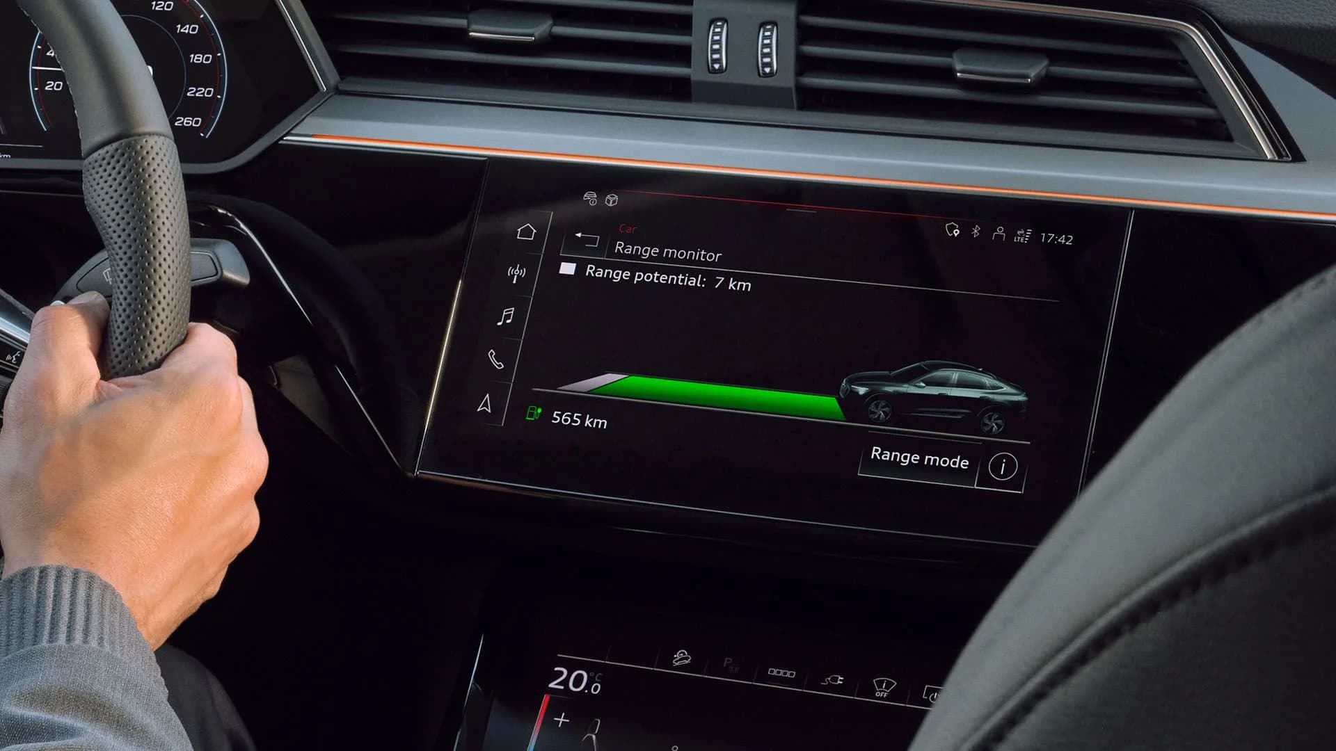 Audi Q8 Sportback e-Tron: Interior