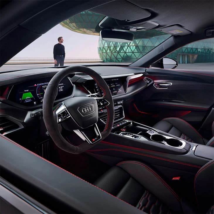 Audi RS e-tron GT: Sensação de espaço ampliado