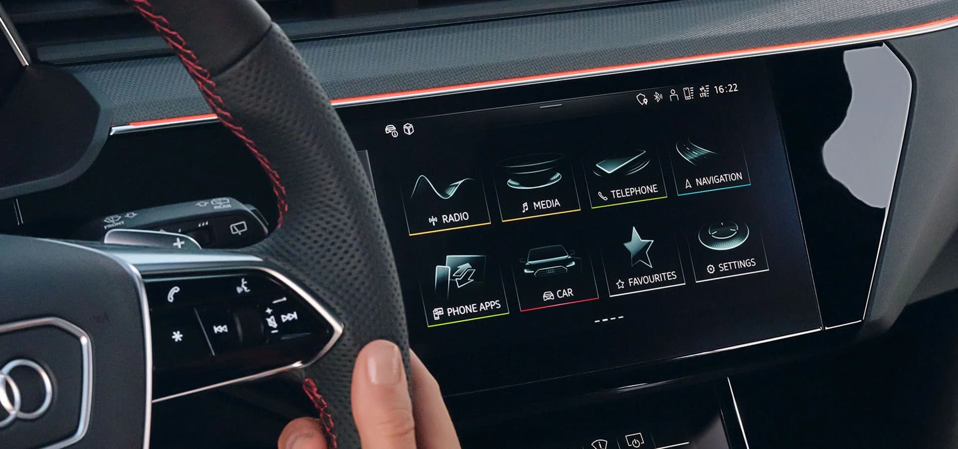 Audi SQ8 Sportback E-tron: Entretenimento e companheiro de viagem