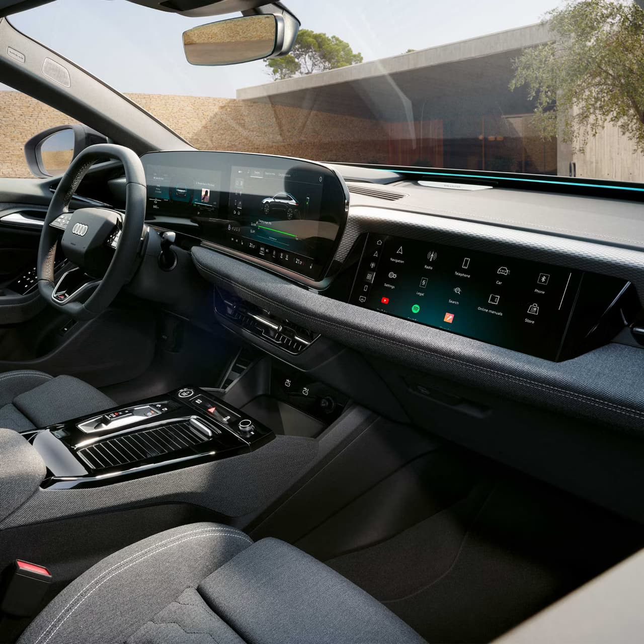 Audi A6 Sportback: Interior premium e conectado