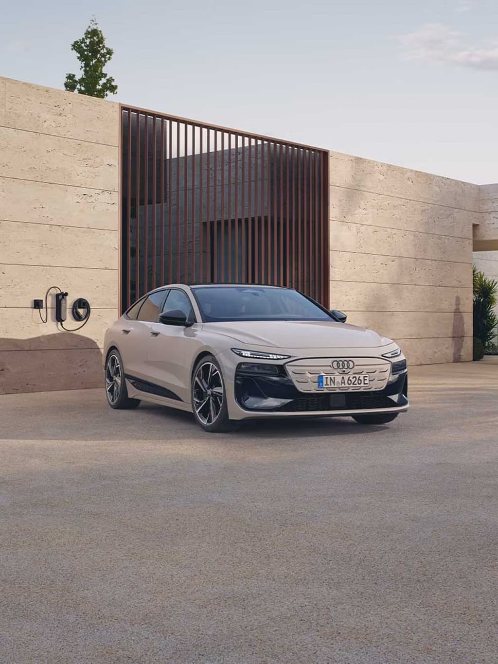 Audi A6 Sportback: Carregamento em casa