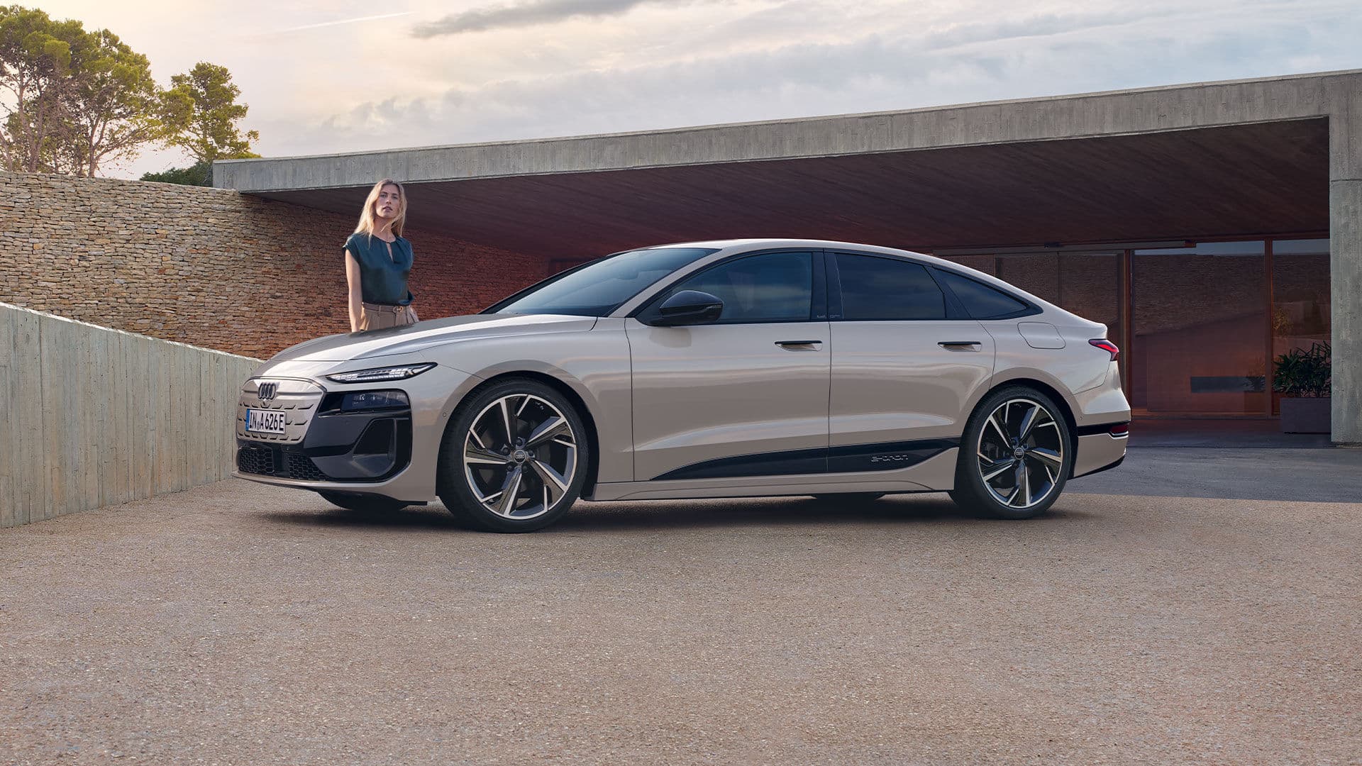 Audi A6 Sportback e-tron - Vista lateral