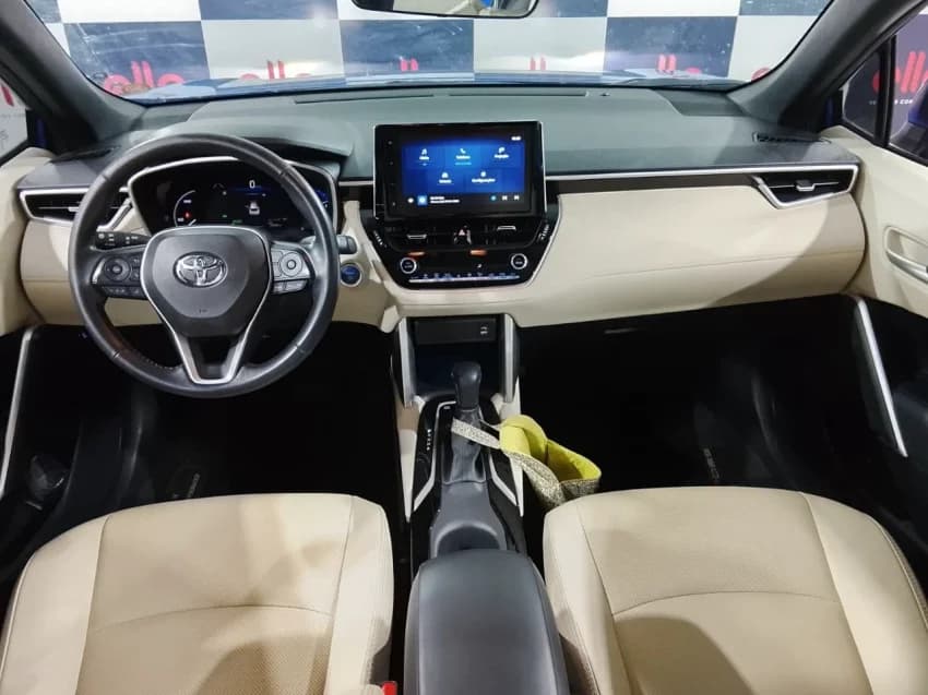 Toyota COROLLA CROSS 1.8 VVT-I HYBRID FLEX XRX CVT 2024 Híbrido - Foto 9