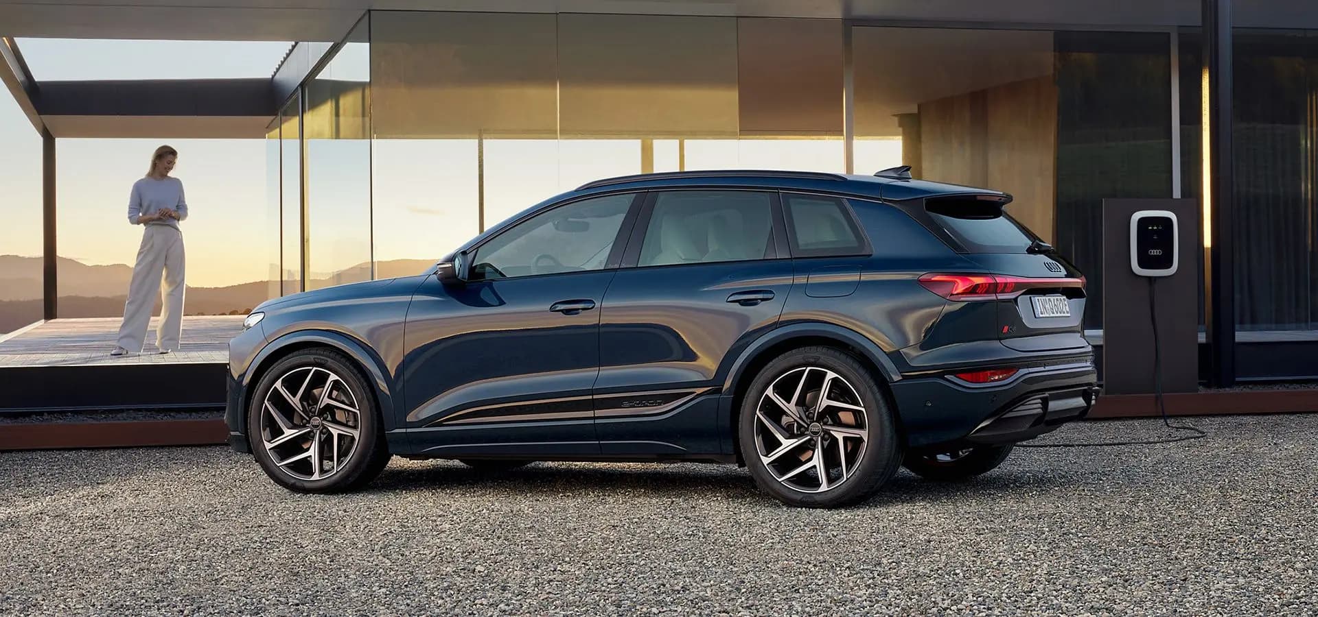 Audi Q6 E-tron: Recarga em casa
