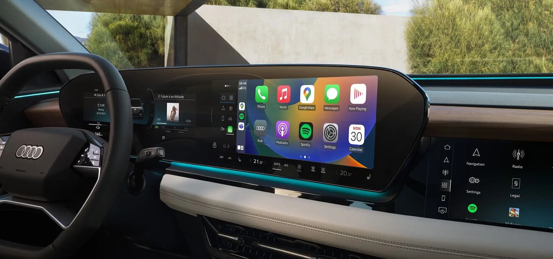 Panorama Display do Audi Q6 e-tron