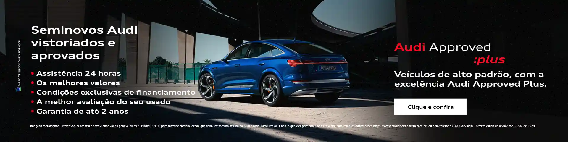 Audi Approved pluss - Veículos alto padrão 